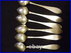 Lot de 6 cuillères argent massif poinçons