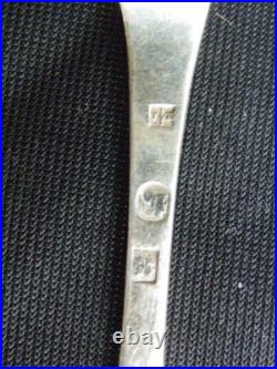 Lot de 6 cuillères argent massif poinçons