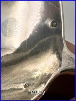 Louche à Punch en argent massif et bois tourné, poinçon Minerve époque XIXe