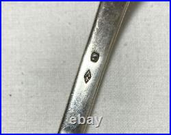 Louche argent massif monogramme DL, poinçon minerve 800, 165 grammes XIX°