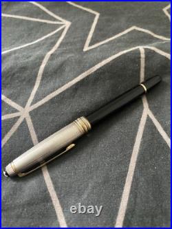 Mont Blanc Meisterstuck Stylo Bille Argent Massif 925 Avec Poincon