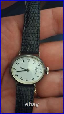 Montre Ancienne Dame CHILEX en ARGENT MASSIF Poinçonné (RW) Vintage