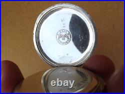 Montre Gousset Longines en argent massif poinçon d'argent cygne Art Deco Montre Gousset Longines en argent massif poinçon d'argent cygne Art Deco