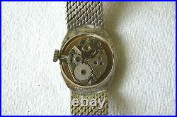 Montre Mécanique et Bracelet en Argent Massif poinçonné 925 Yema Fonctionne