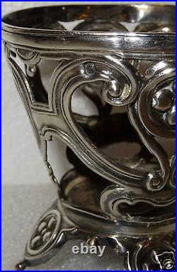 Monture Huilier Vinaigrier Style Louis XV En Argent Massif Poincon Minerve 190gr