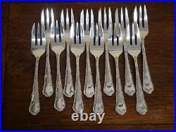 Morand 12 Fourchettes A Escargots Argent Massif Poincon Minerve Filets Contours