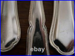 Morand 12 Fourchettes A Escargots Argent Massif Poincon Minerve Filets Contours
