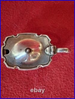 Moutardier Argent Massif 925 Walker & Hall. Poinçon lion et ancre