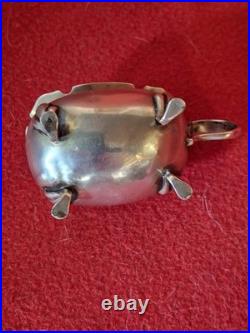 Moutardier Argent Massif 925 Walker & Hall. Poinçon lion et ancre
