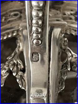 Moutardier à décor d'anges en Argent Massif Poinçon Minerve Moutardier à décor d'anges en Argent Massif Poinçon Minerve