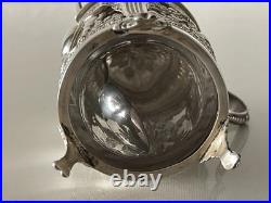 Moutardier à décor d'anges en Argent Massif Poinçon Minerve Moutardier à décor d'anges en Argent Massif Poinçon Minerve