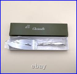 NEUVE pelle à tarte coupante CHRISTOFLE modèle PERLES argent massif poinçon 925