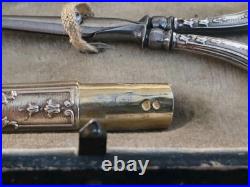 Nécessaire de Couture Broderie Napoléon III Argent Massif Poinçons sanglier