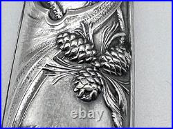 Nécessaire écriture ancien argent massif 800 poinçons ARO coffret XIXe