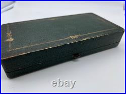 Nécessaire écriture ancien argent massif 800 poinçons ARO coffret XIXe