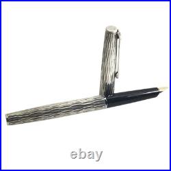 Norex Germany Stylo Plume Argent Massif Poinçon 900 fountain pen vintage