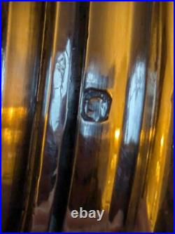 OLIER &CARON Sucrier Argent Massif Poinçon Minerve