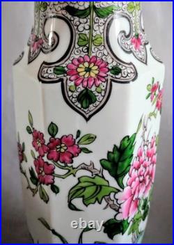 OLIER ET CARON Vase en Porcelaine Et Argent Massif Poincon Minerve