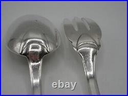 Odiot Couverts Service A Ragout Argent Massif Poincon Minerve Uni-plat