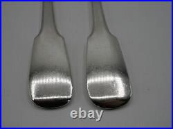 Odiot Couverts Service A Ragout Argent Massif Poincon Minerve Uni-plat
