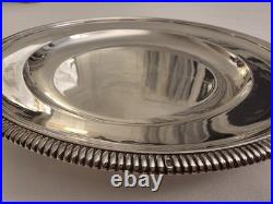Odiot Godrons 1 plat circulaire en Argent Massif Poinçon Minerve XIXe