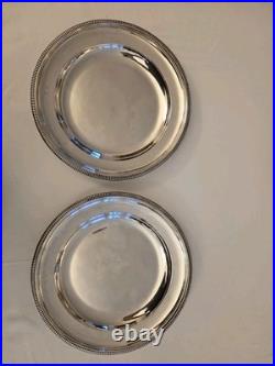 Odiot Godrons 1 plat circulaire en Argent Massif Poinçon Minerve XIXe