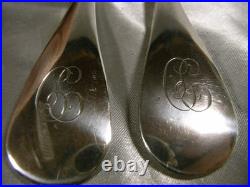 PAIRE COUVERT FOURCHETTES ARGENT MASSIF POINÇON MINERVE SILVER FORK 168 grs
