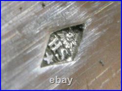 PAIRE COUVERT FOURCHETTES ARGENT MASSIF POINÇON MINERVE SILVER FORK 168 grs