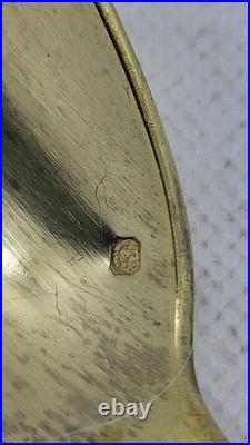 PAIRE DE COUVERTS A SALADE EN ARGENT MASSIF ET VERMEIL POINCON MINERVE 159.04 gr