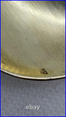 PAIRE DE COUVERTS A SALADE EN ARGENT MASSIF ET VERMEIL POINCON MINERVE 159.04 gr