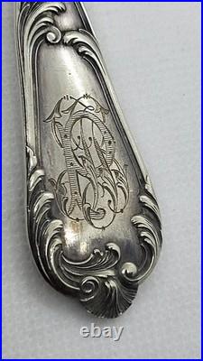 PAIRE DE COUVERTS A SALADE EN ARGENT MASSIF ET VERMEIL POINCON MINERVE 159.04 gr