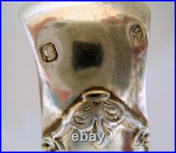 PINCE A SUCRE PATTE DE LION ARGENT MASSIF MONOGRAMME POINCON MINERVE 51 gr