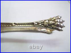 PINCE A SUCRE PATTE DE LION ARGENT MASSIF MONOGRAMME POINCON MINERVE 51 gr