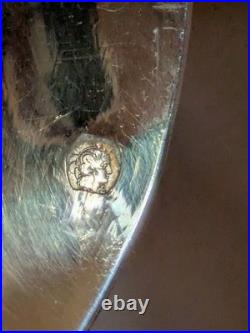 P. BERTHIER Cuillères à Dessert Argent Massif Vermeil Poinçon Minerve 19 ème