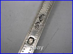 Paire Cuillere A Sucre Saupoudreuse Argent Massif Poincon Vieillard Paris 1819