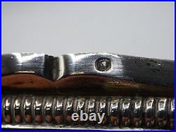 Paire De Bougeoirs En Argent Massif Poincon Minerve Style 18 Eme