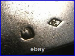 Paire De Couteaux De Table A Fruit Argent Massif Poinçon Minerve Knife