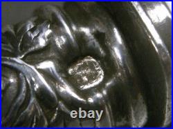 Paire De Couteaux De Table A Fruit Argent Massif Poinçon Minerve Knife