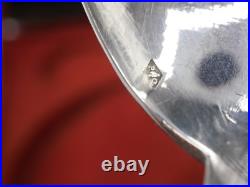 Paire De Cuilleres A Creme Et Pelle A Fraises En Argent Massif Poincon Minerve
