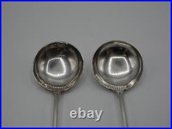 Paire De Louchettes En Argent Massif Poincon Minerve 1 Er Titre