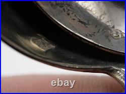 Paire De Louchettes En Argent Massif Poincon Minerve 1 Er Titre