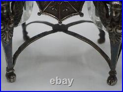 Paire De Salerons Double Argent Massif France Poincon 1 Er Coq Paris 1798