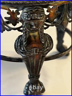 Paire De Salerons En Argent Massif Empire Poincon Coq
