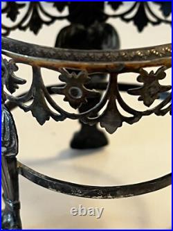 Paire De Salerons En Argent Massif Empire Poincon Coq