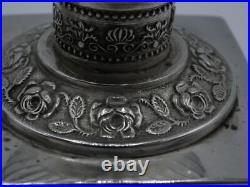 Paire De Salerons Quadripode En Argent Massif Poincon Coq Paris 1809