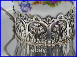 Paire De Tasses A Cafe Et Sous-tasse En Argent Massif Poincon Minerve 1 Er Titre