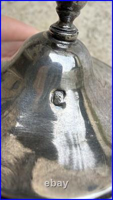 Paire de Moutardiers anciens en argent massif Décor Palmettes Multiples Poinçons