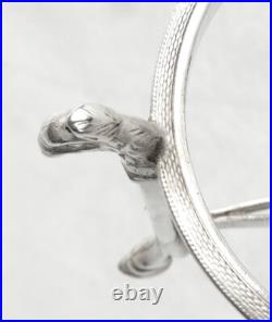 Paire de salerons Empire argent massif poinçon Coq