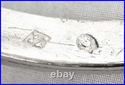 Paire de salerons Empire argent massif poinçon Coq