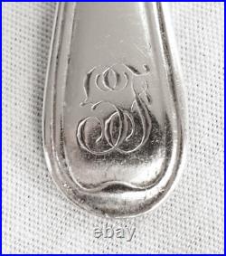 Paire de salerons Empire argent massif poinçon Coq